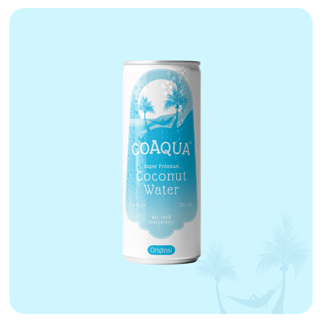CoAqua Coconut Water - 8.4 Fl Oz (Pack Of 24)