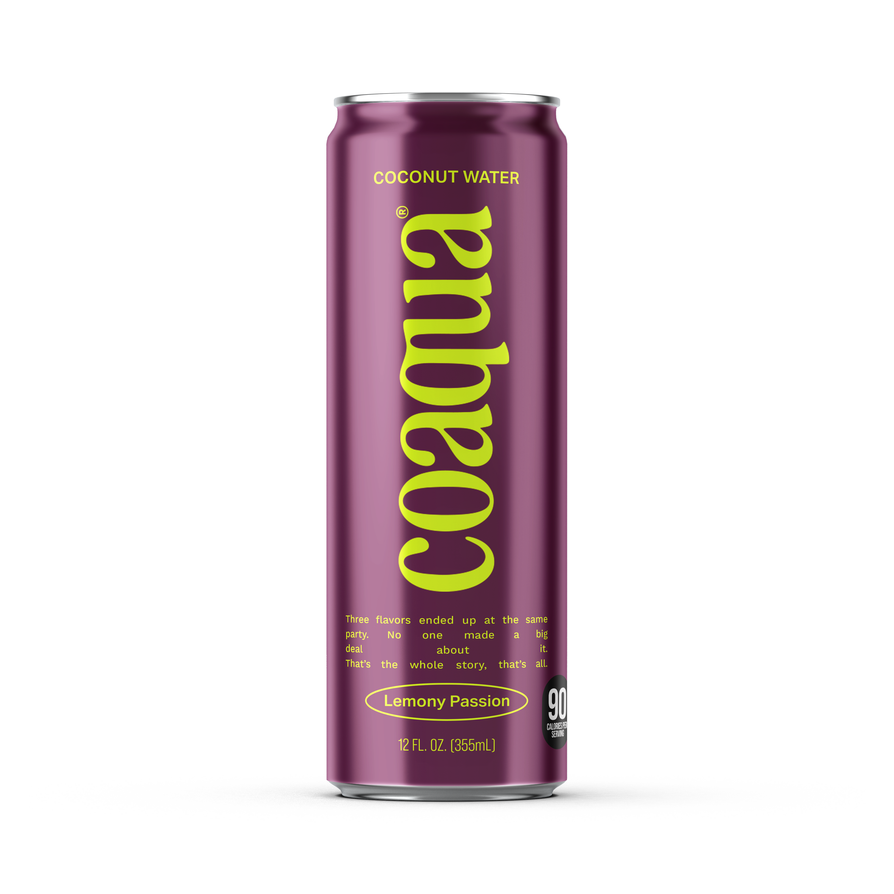 Coaqua Lemony Passion Coconut Water